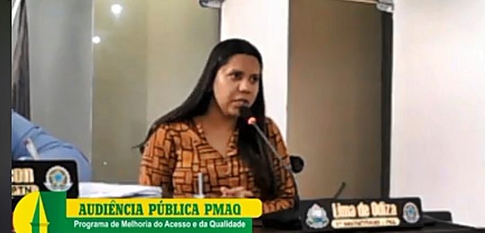 AUDIÊNCIA PÚBLICA: PMAQ PROGRAMA DE MELHORIA DO ACESSO E DA QUALIDADE