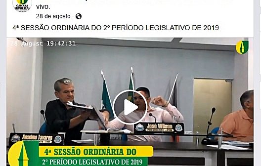 4ª SESSÃO: Vereador Lima pede vista do Projeto do Código Tributário e Rendas do Município